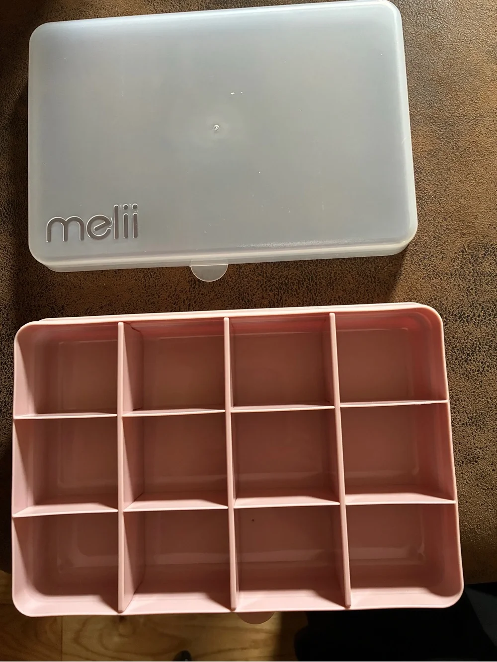 Pink Snackle Box - 12-Compartment Food Organizer